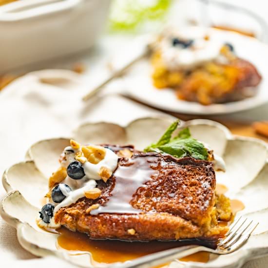 Brioche French Toast Casserole - Recipe photo by BritneyBreaksBread