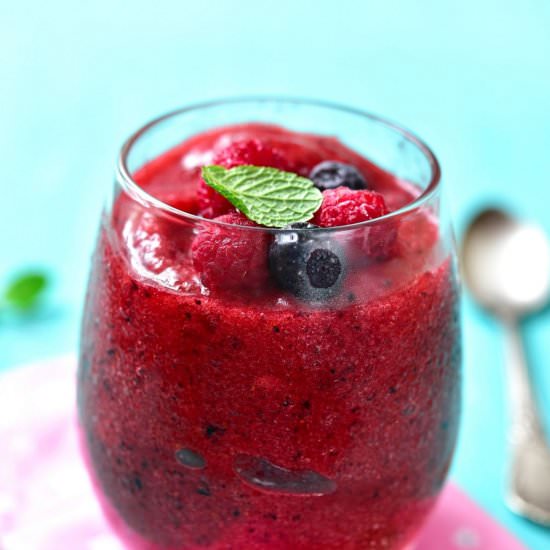 Mixed Berry Smoothie - Recipe photo by it is a keeper