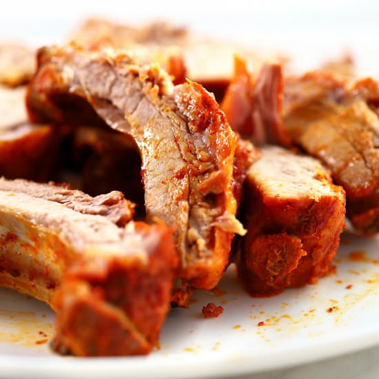 Oven Baked Pork Ribs - Recipe photo by LikeHotKeto