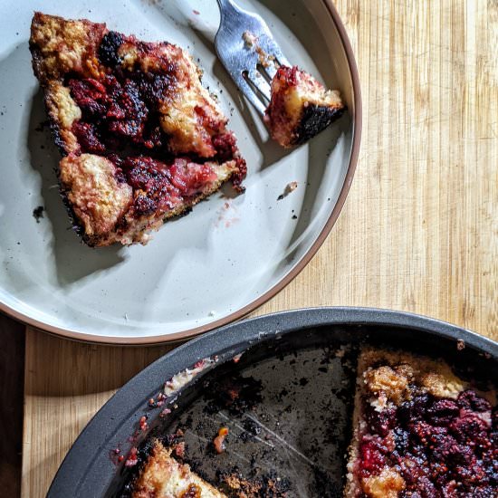 Ditchberry Cobbler - Recipe photo by The Buslife Kitchen
