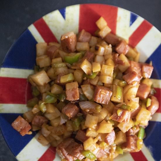 SPAM fried potatoes and bell pepper - Recipe photo by foodmakesmehappy
