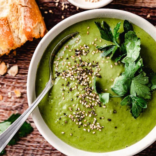 Green Pea Soup - Recipe photo by Cooking in The Keys