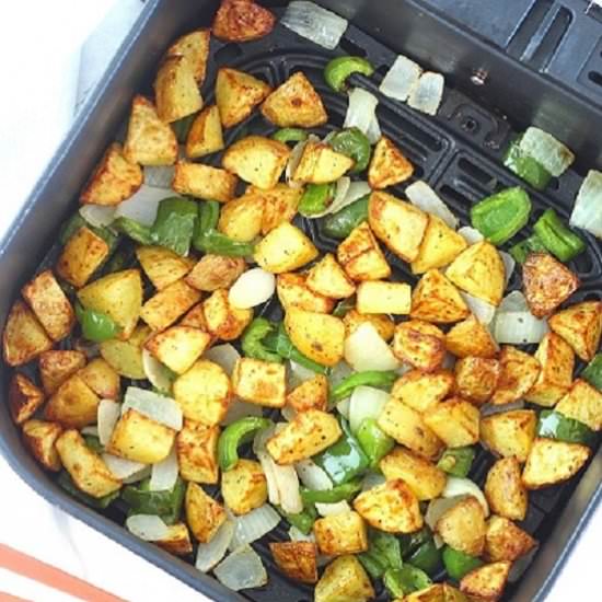 air fryer potatoes o'brien - Recipe photo by nowcookthis