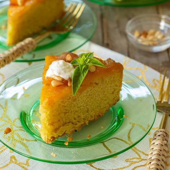 Polenta Olive Oil Cake - Recipe photo by tenpoundcakecompany