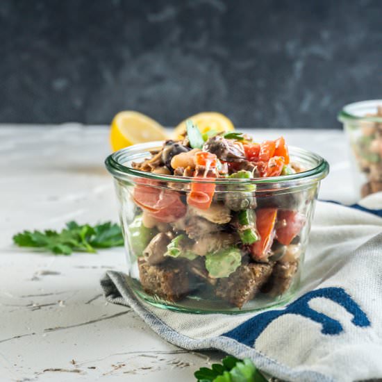 Vegan Tuscan "Tuna" Salad - Recipe photo by Lifeandlemons