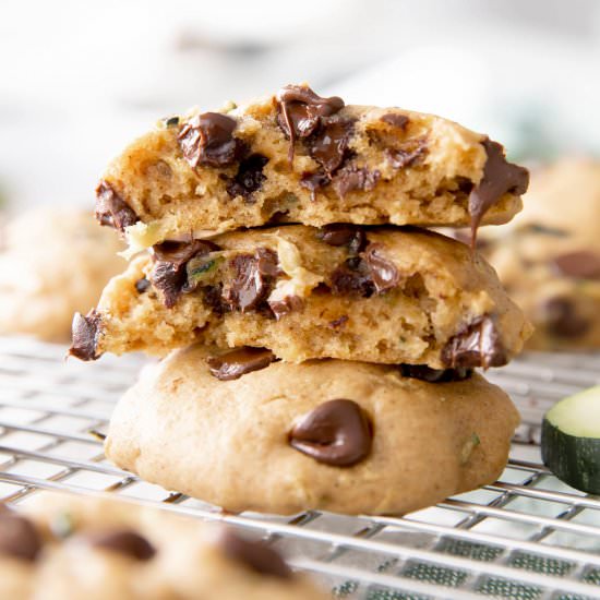 Zucchini Chocolate Chip Cookies - Recipe photo by beamingbaker