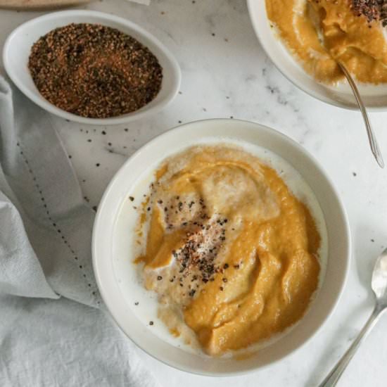 Roasted carrot and butternut soup - Recipe photo by vanillafrost4