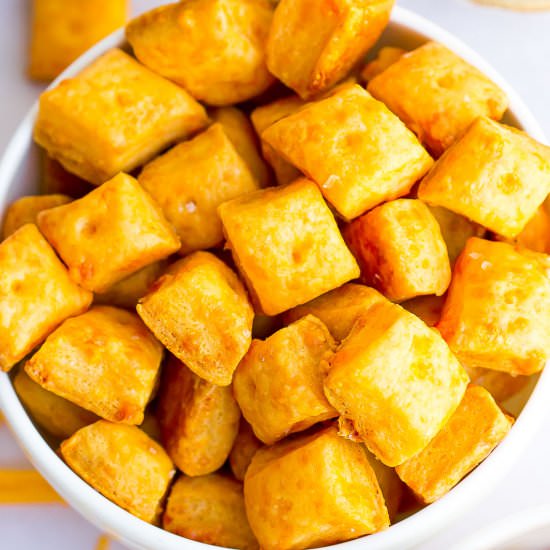 Homemade Cheese Crackers - Recipe photo by Kathryns.kitchen.blog