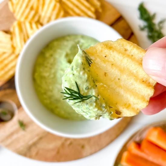 Cottage cheese dill dip - Recipe photo by Low Histamine Kitchen