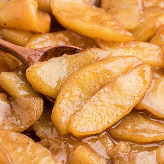 Copycat Cracker Barrel Fried Apples - Recipe photo by thecaglediaries