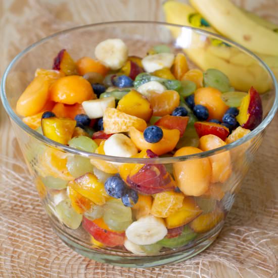 Fruit salad - Recipe photo by mecooks.com