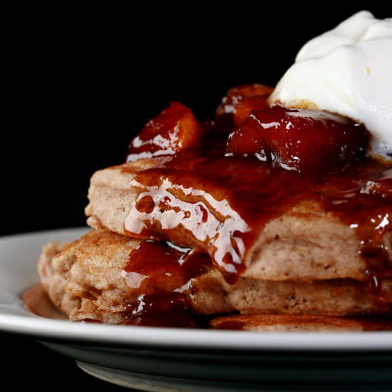 Gluten Free Caramel Apple Pancakes - Recipe photo by CelebrationGeneration