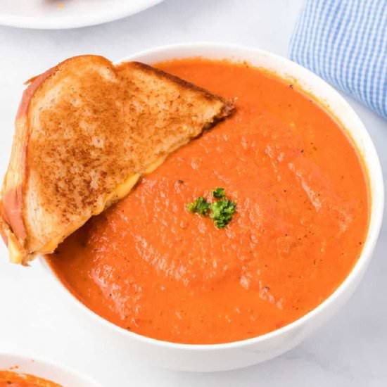 Creamy Tomato Soup - Recipe photo by OnMyKidsPlate