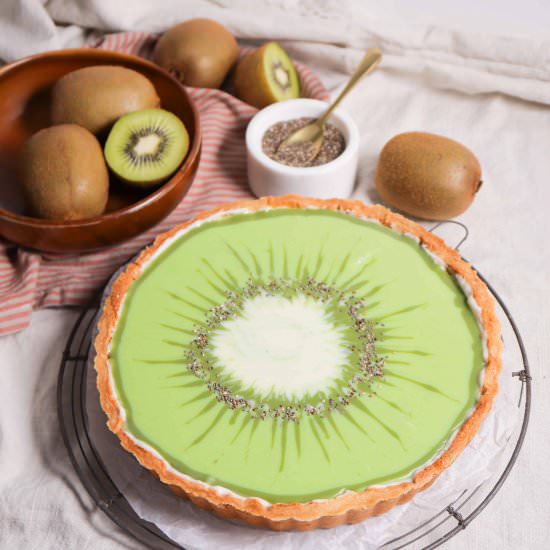 Kiwi Chia Tart - Recipe photo by youthsweets