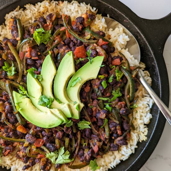 Black Bean and Rice Bake - Recipe photo by thecandidcooks