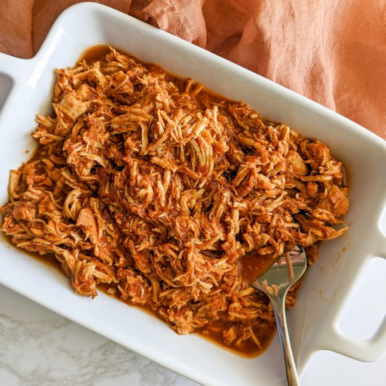 Slow Cooker Chicken Tinga - Recipe photo by thecandidcooks
