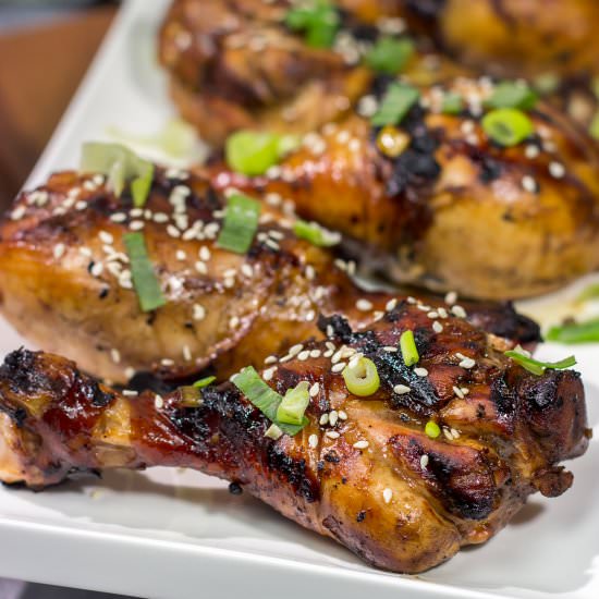 Grilled Sticky Chicken - Recipe photo by spicedblog