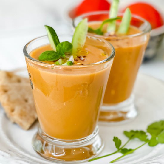 5 Minute Gazpacho - Recipe photo by 31Daily