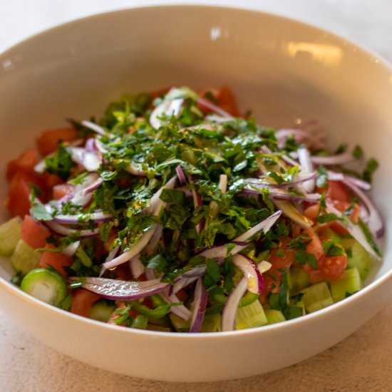 Turkish Shepherd Salad - Recipe photo by Cooking Gorgeous