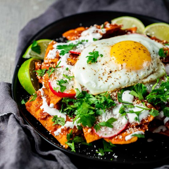 Chilaquiles Rojos - Recipe photo by Went Here 8 This