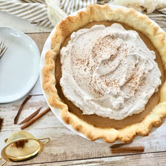 Butterscotch Cinnamon Pie Recipe - Recipe photo by thefreshcooky