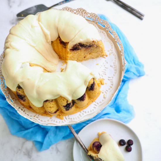 Blueberry Pancake Bundt Cake Recipe - Recipe photo by thefreshcooky
