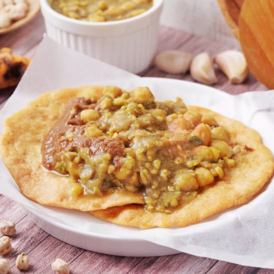 How to make Trinidad Doubles - Recipe photo by classicbakes
