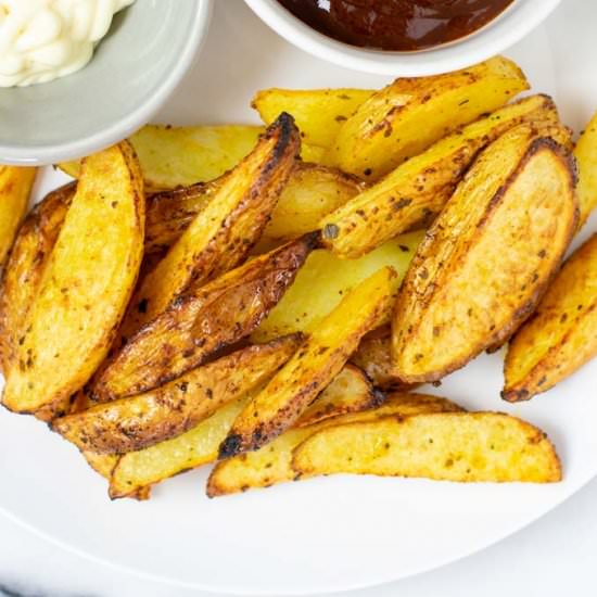 Potato Wedges - Recipe photo by contentednesscooking