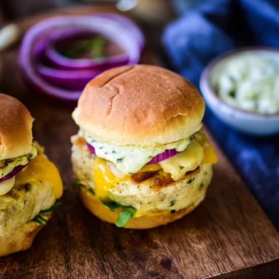 Roasted Garlic Chicken Sliders - Recipe photo by dudethatcookz