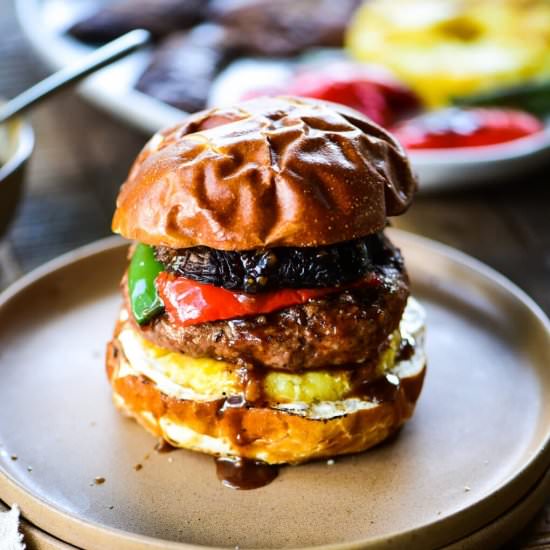Shish Kabob Turkey Burger - Recipe photo by dudethatcookz