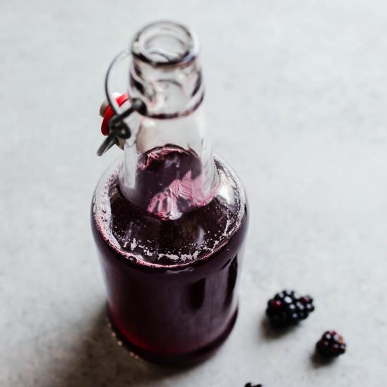 Blackberry Simple Syrup - Recipe photo by saltedplains