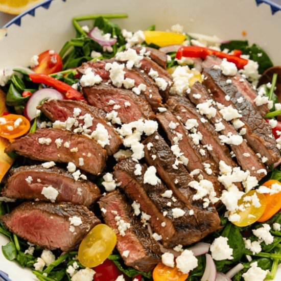 Balsamic Steak Salad - Recipe photo by MoreWithLessToday