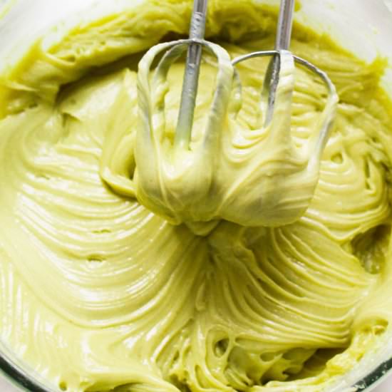 White Chocolate Pistachio Ganache - Recipe photo by Simshomekitchen