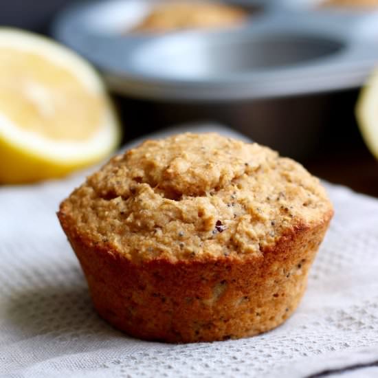 Vegan Lemon Poppy Seed Muffins - Recipe photo by theconscientiouseater