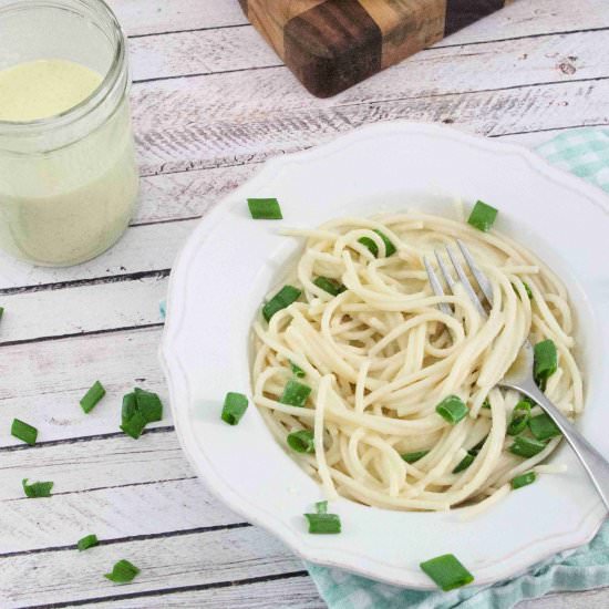 15 Min Coconut Milk Alfredo Sauce - Recipe photo by Fitasamamabear