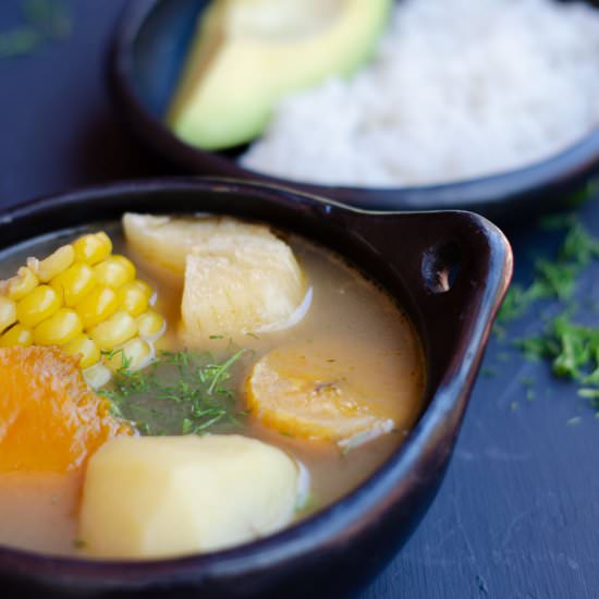 vegan colombian sancocho - Recipe photo by Vecina Vegetariana