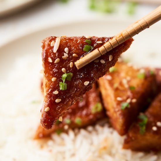 Crispy Tofu Recipe - Recipe photo by brokebankvegan