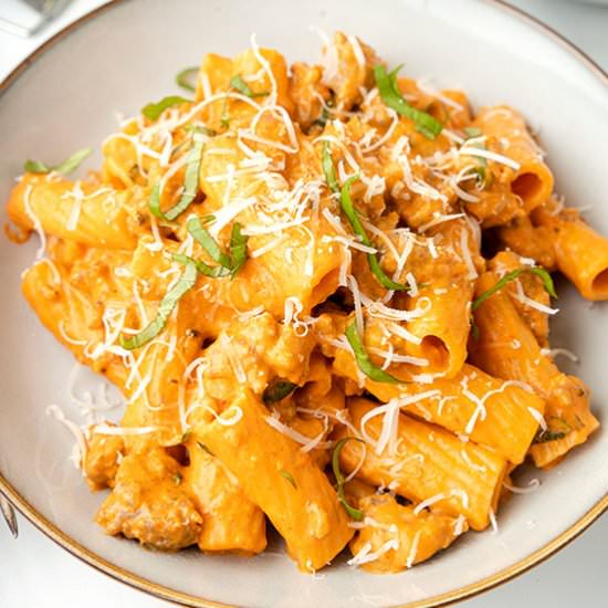 One Pot Sausage Pasta - Recipe photo by bellyfull