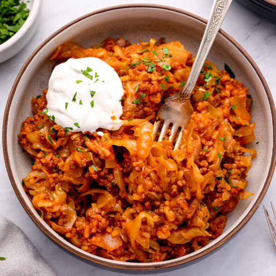 Unstuffed Cabbage Rolls - Recipe photo by bellyfull