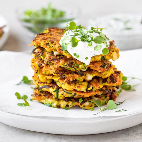 Zucchini Fritters - Recipe photo by thecozyapron