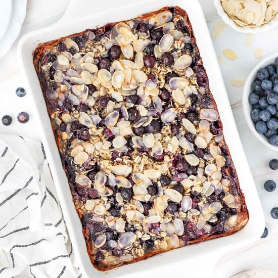 Baked Blueberry Oatmeal - Recipe photo by itsnotcomplicatedrecipes