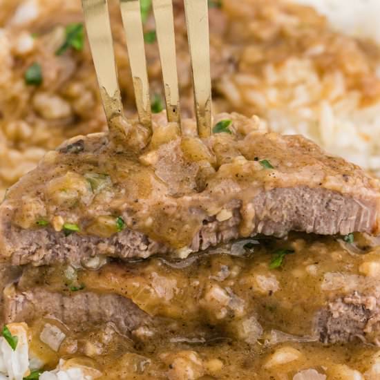 Smothered Steak - Recipe photo by grandbabycakes