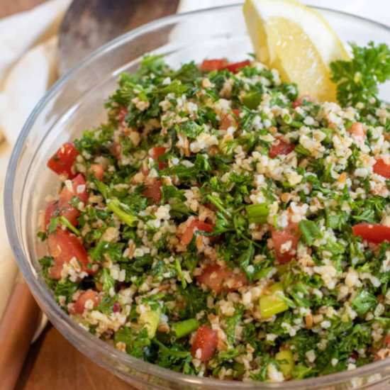 Easy Homemade Tabbouleh - Recipe photo by servedfromscratch