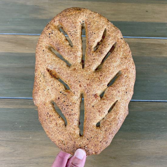 Gluten Free Fougasse - Recipe photo by glutenfreealchemist
