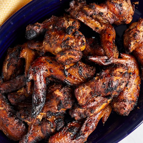 Jamaican Jerk Spiced Chicken Wings - Recipe photo by casualepicure