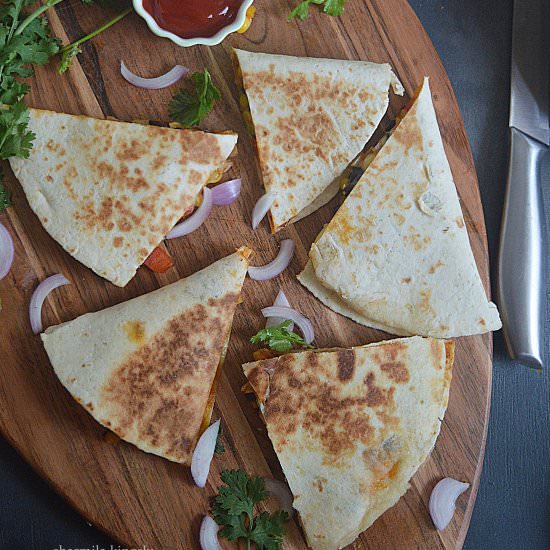 Black Beans Quesadilla - Recipe photo by Sharmila Kingsly