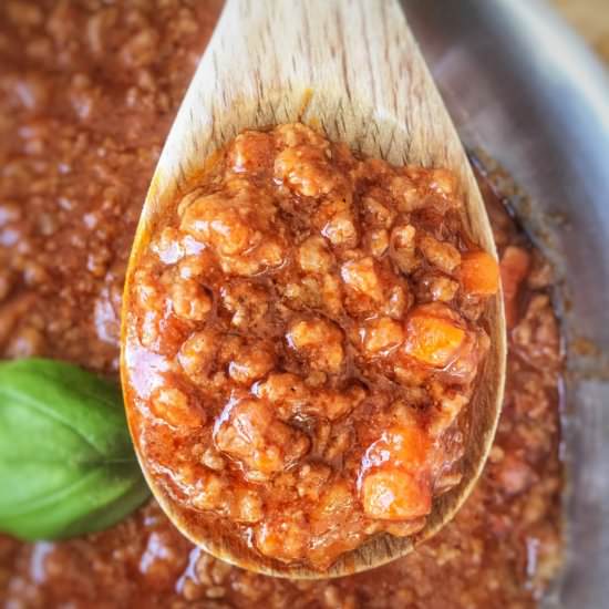 Bolognese Sauce Recipe - Recipe photo by The Bella Vita