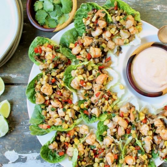 Summer Veggie Shrimp Cups - Recipe photo by the good eats co