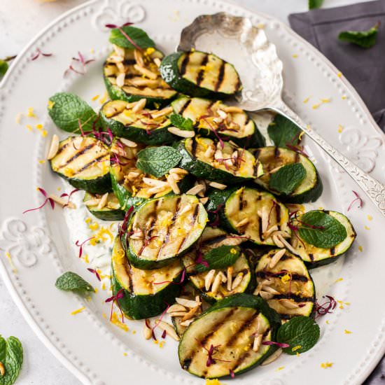 Grilled Zucchini Salad - Recipe photo by itsnotcomplicatedrecipes