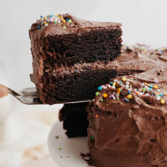 Chocolate Cream Cheese Cake - Recipe photo by alpineella